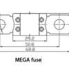 mega fuse dimensiuni